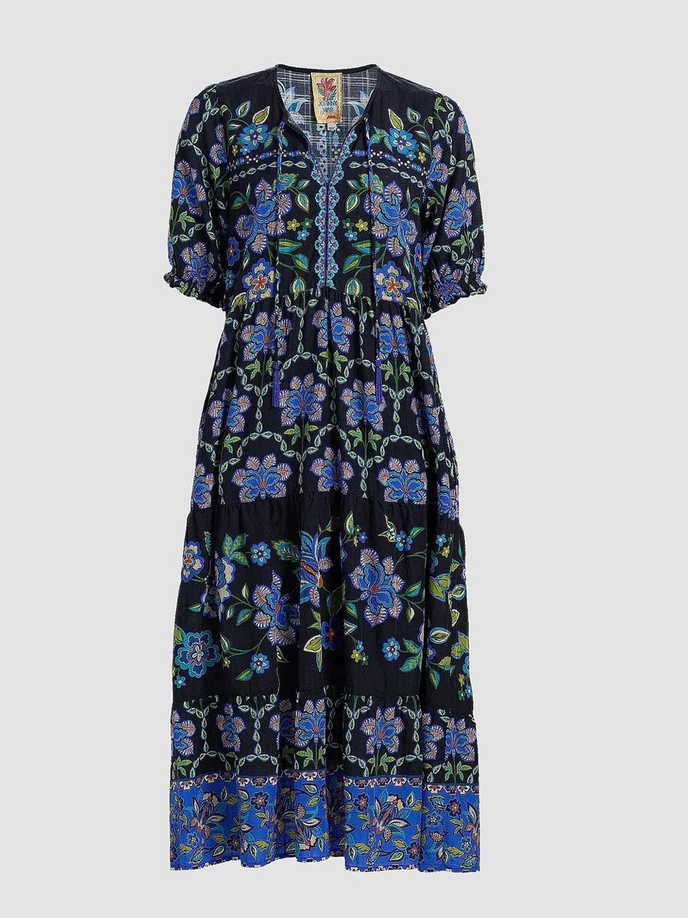 Johnny Was

Delmira Floral Cotton-Blend Midi-Dress